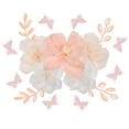 thumbnail image 2 of Paper Flower Decorations 1Set Pink for Wall Home Decor with High-Class Materials, 2 of 4