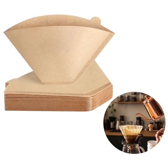 200 Count Cone Coffee Filters, Disposable Paper Filters for Drip Coffee Maker