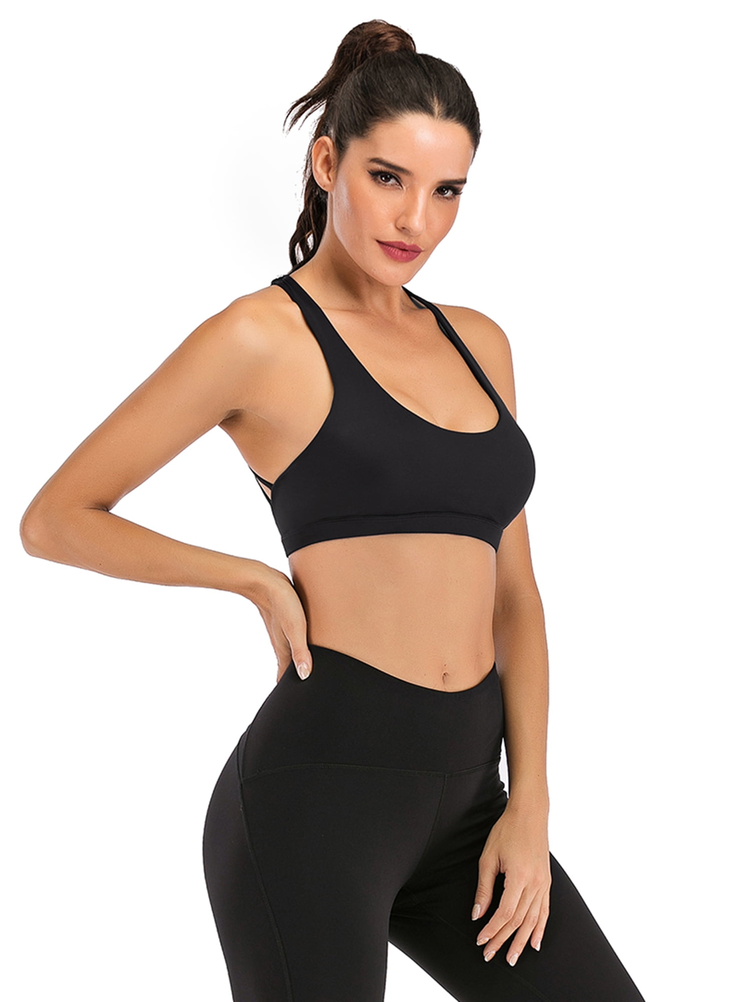 BAG WIZARD Womens Yoga Bras Sports Bras Wild Sexy Gathered Beauty