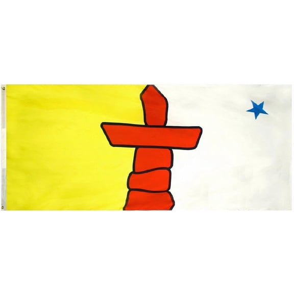 Nunavut - 3'X6' Nylon Flag