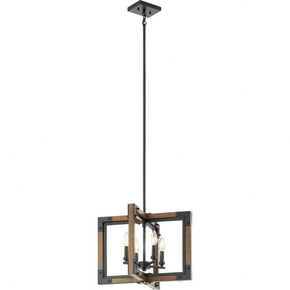 Kichler Lighting - Four Light Chandelier/Semi Flush Mount - Rustic Inspirations