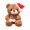 🔥 Brown, variant on Msgweeeg Stuffed Animals Cute Plush Plushies for Boys Christmas ToyChristmas Bear 10 InchesChristmas Hat Soft Plushchildrens Christmas Gift