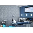 thumbnail image 4 of Concord Wallcoverings™ 3D Wall Panels - Pack of 6 | White Bricks, PVC | Each 38.2" x 19.3" | 018OG, 4 of 5