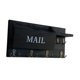 thumbnail image 2 of Soporte para llaves, estante de almacenamiento de pared, organizador de correo con gancho para la entrada. Negro, 2 of 9