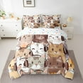 thumbnail image 2 of Castle Fairy Kids Teens Cartoon Cats Twin Bedding Sets,Cute Animal Bedding Comforter Set, 2 of 8