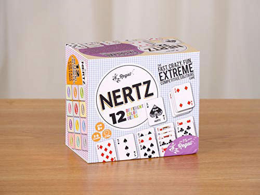 Regal Games Nertz Kids Classic Card Game, 12 Decks