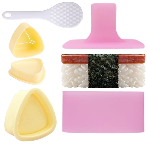 FUNGYAND 3-Pack Onigiri and Musubi Maker Press Kit – Triangle Rice Ball Mold Kitchen Set