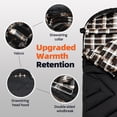 thumbnail image 6 of XplrKamp Oversized Sleeping Bag for Adults Cold & Warm Weather, XL Flannel Sleep Bags for Camping, Backpacking, Lightweight, Extra Wide for Big & Tall (Black), 6 of 11
