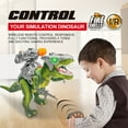 thumbnail image 5 of Remote Control T-Rex Dinosaur Toy with Roaring Sound, Walking Action and Bubble Spray Function for kidds Outdoor Play, 5 of 5
