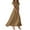 Coffee, variant on TQWQT Womens Plus Size Dresses Maxi Beige Dress Short Sleeve Casual Summer Dress Boho V Neck Wedding Guestes Cute Tiered Dresses Beige L