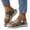 Coffee, variant on Orthopedic Sport Sandals for Women Soft Cushion Foam Comfortable Walking Sandal Arch Support Wide Fit Dress Comfy Orthotic Recovery Athletic Plus-Size Hook-and-Loop Casual Sandals