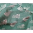 thumbnail image 4 of oneOone Silk Tabby Fabric Fish Block Print Fabric BTY 42 Inch Wide, 4 of 4
