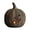 Black, variant on Handmade Terracotta Jack O' Lantern, Halloween Decor & Fall Decorations for Home, Outdoor Indoor Funny Vintage Farmhouse Decoration for Room Front Porch lawn Desk Bedroom Fireplace - Orange