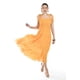 thumbnail image 1 of Vestido midi con detalle smock Roman Fashion /Juvenil, 30105 (Naranja) naranja M, 1 of 5