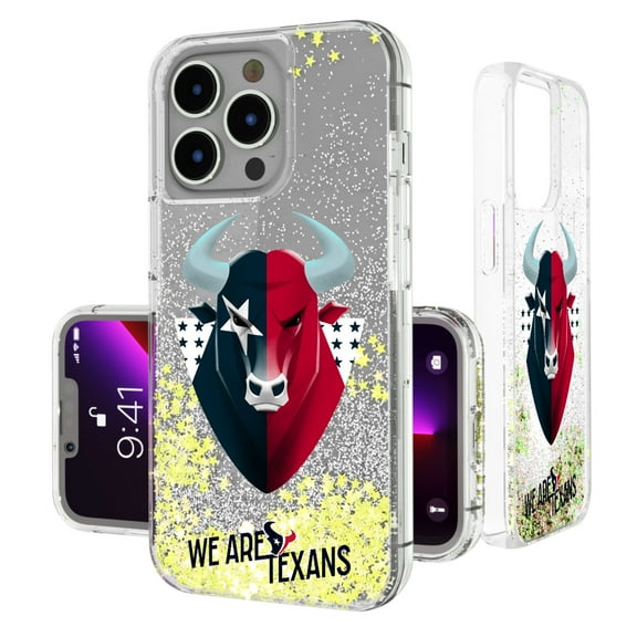 Keyscaper Houston Texans iPhone Glitter Case