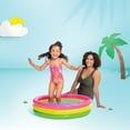 thumbnail image 6 of (2 pack) Intex: Inflatable Baby Pool - Sunset Glow - 34"x10", 3 Color Rings, Outdoor & Backyard, Water Splash Kiddie Pool, Soft & Durable, Toddlers-Kids Age 1+, 6 of 10