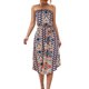 thumbnail image 1 of Gibobby Vestidos Casuales para Mujer Vestido largo informal de playa con estampado de estilo étnico para mujer(Azul,M), 1 of 5