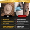 thumbnail image 5 of Skin Grip Dexcom G7 & Stelo Patches - 20 Pack, Waterproof CGM Glucose Monitor Adhesive Covers, Durable Long-Lasting Sensor Patches - Tan, 5 of 8