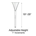 thumbnail image 2 of Correll 24x48" Top Bar Stool/Standing Height Activity Table in Driftwood, 2 of 4