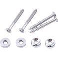 thumbnail image 3 of Electric Guitar B Neck Joint Bushings & Bolts,Chrome (4 Pieces), 3 of 5
