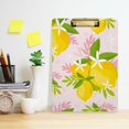 thumbnail image 6 of FMSHPON Lemons Clipboard Hardboard Wood Nursing Clip Board and Pull for Standard A4 Letter 13x9 inches, 6 of 8