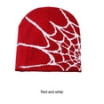 thumbnail image 2 of Transemion Restez au Chaud et à la Mode avec Spider Bonnet Web m Beaux Cadeaux Spider Bonnet Web Rouge et Blanc, 2 of 6