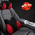 thumbnail image 2 of Reposacabezas de coche Soporte lumbar Espacio de espuma viscoelástica Soporte de cintura Respaldo de asiento de coche Cojín de almohada para el cuello Accesorios interiores del coche, 2 of 5