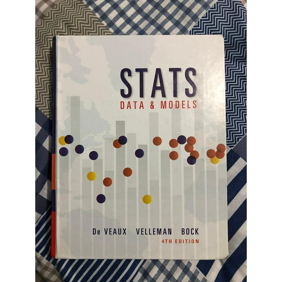 Pre-Owned Stats: Data and Models 9780321986498 0321986490 -