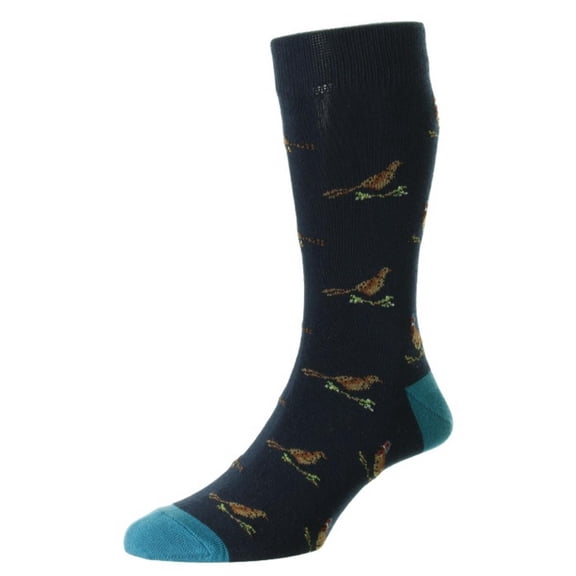 Bisley Pheasant Socks Navy
