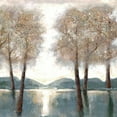 thumbnail image 2 of Charest, Doris 26x26 Gold Ornate Wood Framed with Double Matting Museum Art Print Titled - Approaching Woods 2, 2 of 4