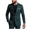 OHMZYZO Men's Casual Stretch Blazer Jacket Lightweight One Button Sport Coat Formal Wedding Business Suit Jackets