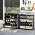 thumbnail image 6 of Furinno Turn-N-Tube 5-Tier Shoe Rack, Wood and Metal, Americano, 6 of 6