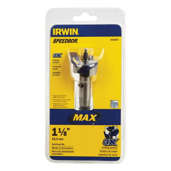 Irwin Speedbor 1-1/8 in. Dia. x 5 in. L Hardened Steel Hole Cutter 1 pc.