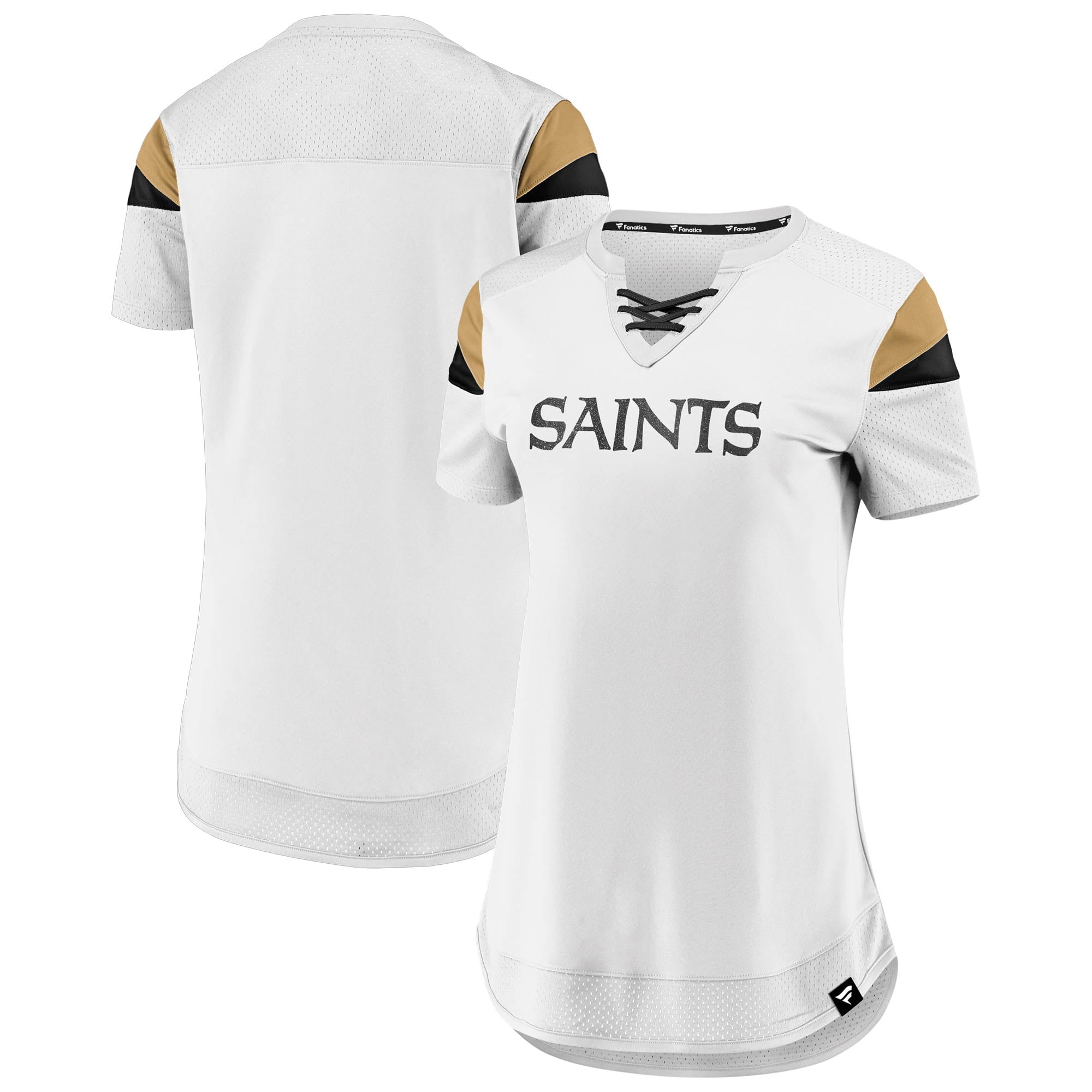 white saints shirt