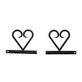 thumbnail image 2 of Village Wrought Iron CUR-TB-51 Heart Tie Backs, 2 of 2