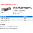 thumbnail image 2 of 3rd Third Brake Light Lens Assembly - Compatible with 2004 - 2008 Ford F150 - 4.2L V6 - 4.6L 5.4L V8 2005 2006 2007, 2 of 2
