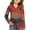 Vermilion, variant on OIOLOYJM Girls Long Sleeve Shirts 2026 Casual Floral Print Button Down Polo Shirts Spring Dressy Lapel Collared School Uniform Loose Fit Blouses with Pocket Vermilion 8-9 Year