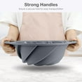 thumbnail image 4 of 10 Inch Silicone Novelty Cake Pan, Bunte cake Pans, Pound Cake Baking Pan Non-Stick, Fluted Cake Pan with Heavy Grade Steel Frame and Handles for Baking Cake, Bunte Cake, Birthday, Party, 4 of 7