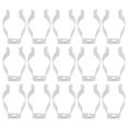 thumbnail image 4 of 20pcs U Clip Holder Metal Pipe Clamp LED Fluorescent Tube Mounting Accessories, 4 of 9