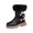 style-03 Black, variant on Curenmufel Boys Winter Boots Baby Winter Snow Boots for Infant Boys Girls Toddler Water-Resistant First Walker Shoes Warm Lining Soft Sole Anti-Slip Size 3.5 (Red,Big Kids 3.5)
