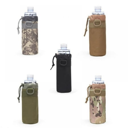 

Jolly Foldable Water Bottle Tactical Carrier Bag Bottle Pouch Holder Keep Warm Sports Water Bottle Accessories Bottle Pouch for Hiking Travelling Camping Biking