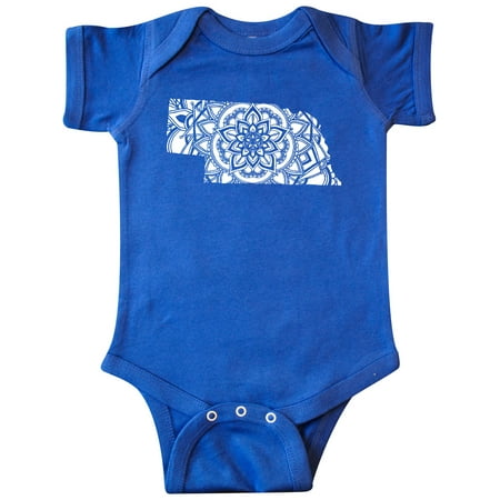 

Inktastic Nebraska Silhouette Mandala Gift Baby Boy or Baby Girl Bodysuit