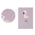 thumbnail image 2 of Cute Flamingo Garden Flag House Banner 28" x 40" Double Sided Outdoor Yard Decoration, 2 of 6