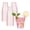 Pink-50, variant on 25 Count Pink Plastic Ribbed 14 Oz Disposable Drinking Tumblers