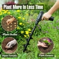 thumbnail image 6 of Auger Drill Bit for Planting 4 Pack, Garden Ground Earth Spiral 3/8" Hex Drive Drill, Easy Bulb Post Hole Digger Flowers, Metal Bedding Digging Plant Rapid Planter Tool, 6 of 7