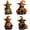 4PCS, variant on Fall Halloween Fall Halloween Pumpkin Lantern Elf Glowing Goblin Doll Decorations Handmade Gnomes Elf for Fall Halloween Decor Gift - Fall Halloween Party Home Gnomes Decor - Halloween Gift