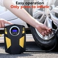 thumbnail image 3 of DFITO Portable Electric Air Compressor Pump, Tire Inflator Car Air Tire Pump Inflator Bike Car Truck Compressor Digital 150PSI 12V Tire Inflator with Gauge, 3 of 8