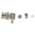 thumbnail image 4 of 3X Enchufe Macho BNC En ángulo Recto Crimp para RG58 RG400 RFC195 Conector Adaptador Coaxial RF, Plateado, 4 of 5