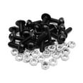 thumbnail image 1 of 20Pcs Tornillos M6x20 Aluminio Negro Sujeción Pernos Tuercas para Moto Scooter, 1 of 1