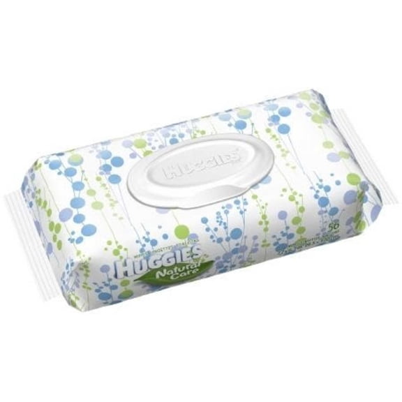 Huggies 31803 Natural Care Fragrance Free Baby Wipes, Case of 448